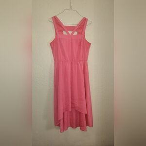 Gianni Bini Vibrant Pink High Low Dress